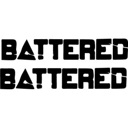Battered Band Stickers – Thrash Metal Decals (2-Pack)