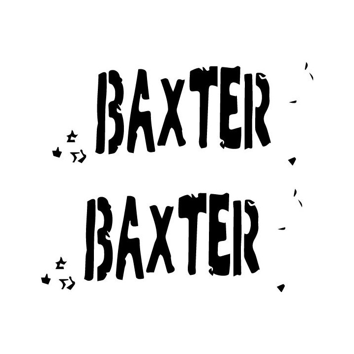 Baxter Band Stickers – Post-Hardcore Decals (2-Pack)