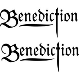 Benediction Stickers – Death Metal Band Decals (2-Pack)