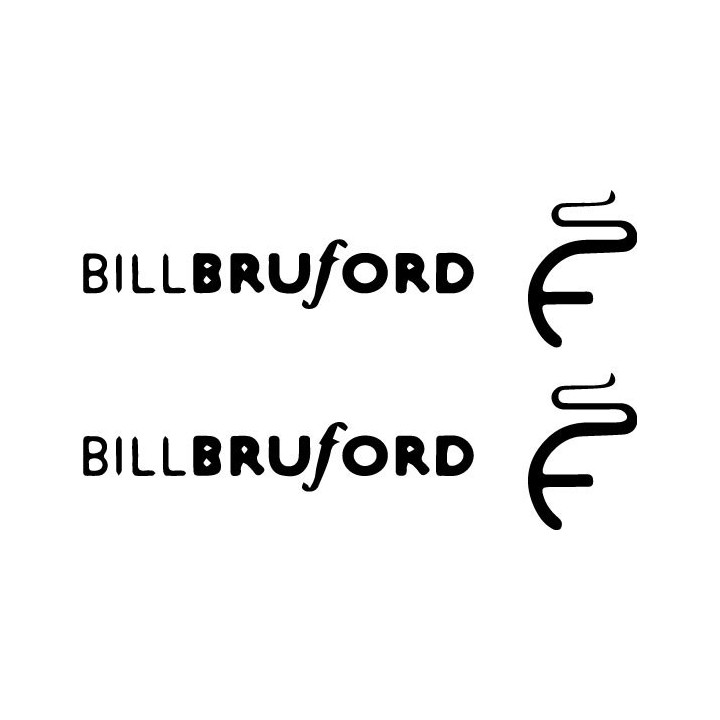 Bill Bruford Stickers – Prog Rock Jazz Fusion Decals (2-Pack)