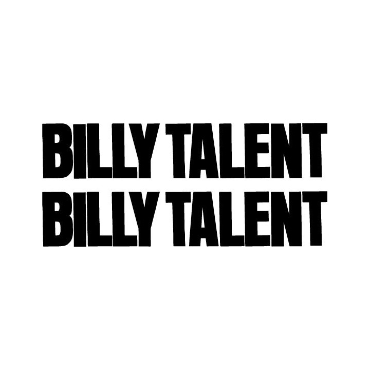 Billy Talent Stickers – Punk Rock Band Decals (2-Pack)
