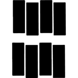 Black Flag Stickers – Punk Rock Logo Decals (2-Pack)