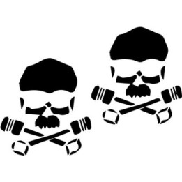 Black Rebel Motorcycle Club Stickers – BRMC Decals (2-Pack)