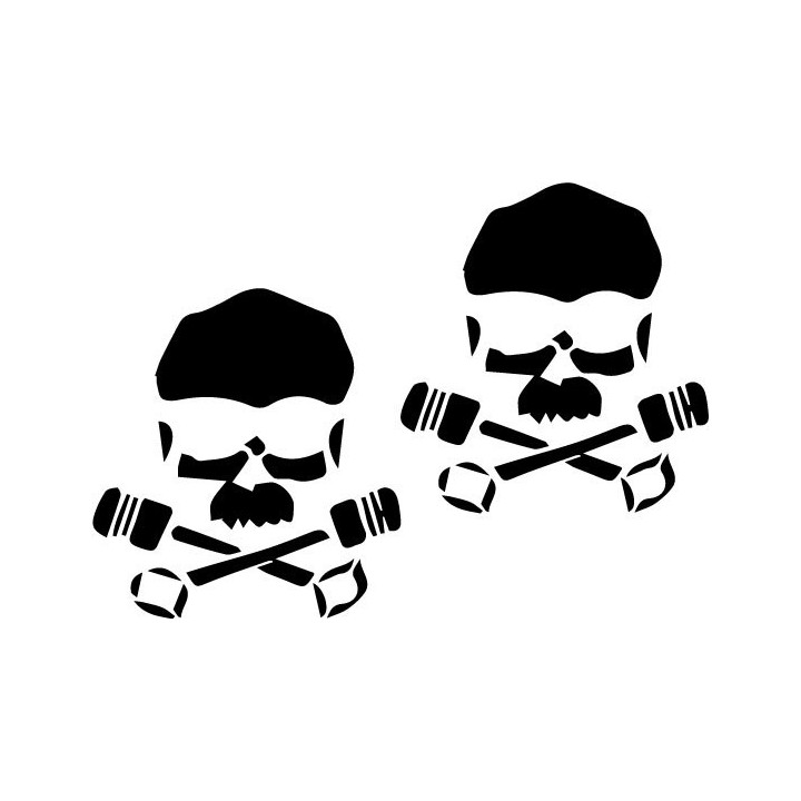 Black Rebel Motorcycle Club Stickers – BRMC Decals (2-Pack)