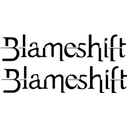 Blameshift Stickers – Rock Band Music Decals (2-Pack)