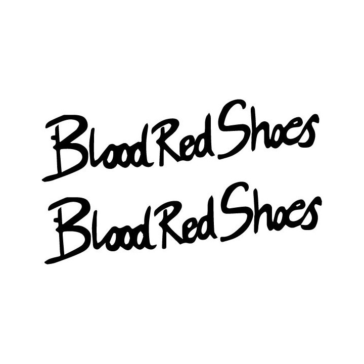 Blood Red Shoes Stickers – Band Decals (2-Pack)