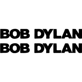 Bob Dylan Stickers – Music Legend Decals (2-Pack)