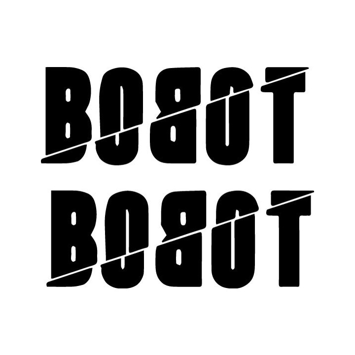 Bobot Stickers – Hardcore Punk Band Decals (2-Pack)