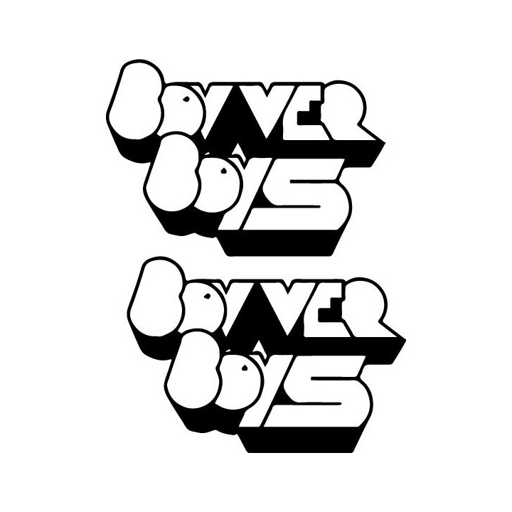 Bovver Boys Stickers – Oi! Punk Rock Decals (2-Pack)