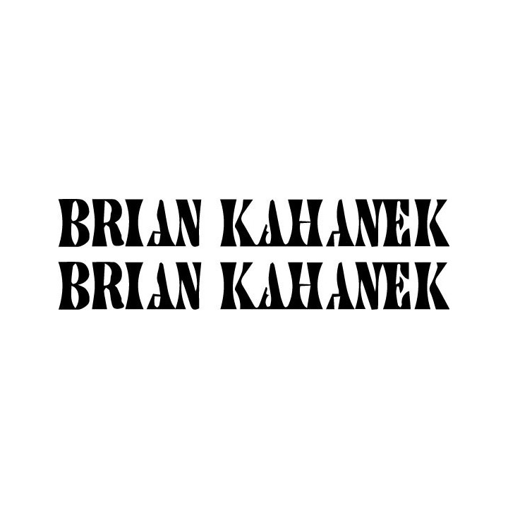 Brian Kahanek Stickers – Blues Rock Artist Decals (2-Pack)