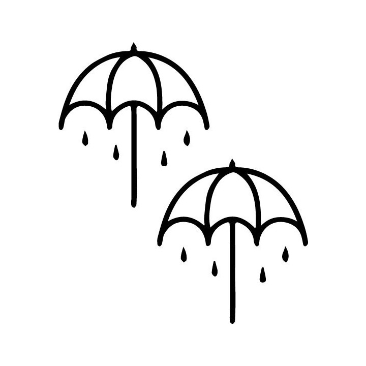 Bring Me The Horizon Stickers – BMTH Umbrella (2-Pack)