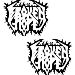 Broken Hope Stickers – Death Metal Band Decals (2-Pack)