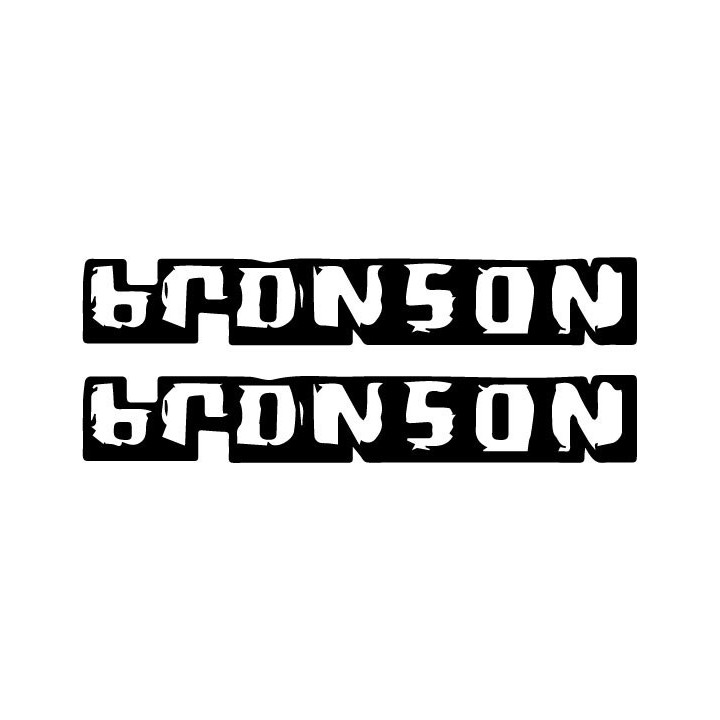 Bronson Stickers – Hardcore Punk Band Decals (2-Pack)
