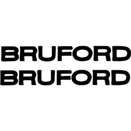 Bruford Stickers – Progressive Rock Jazz Fusion Decals (2-Pack)