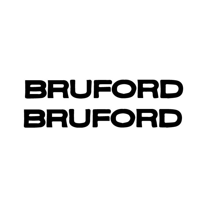 Bruford Stickers – Progressive Rock Jazz Fusion Decals (2-Pack)