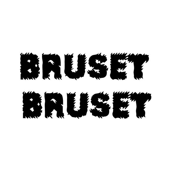 Bruset Band Stickers – Alternative Rock Decals (2-Pack)