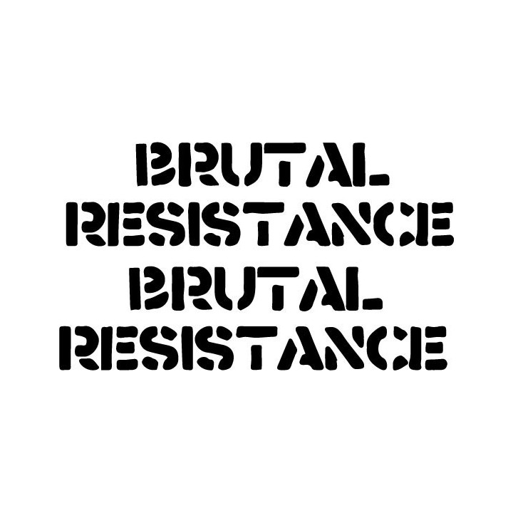 Brutal Resistance Stickers – Heavy Metal Decals (2-Pack)
