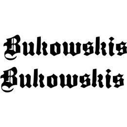 Bukowskis Band Stickers – Swedish Rock Decals (2-Pack)
