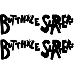 Butthole Surfers Stickers – Punk Rock Decals (2-Pack)