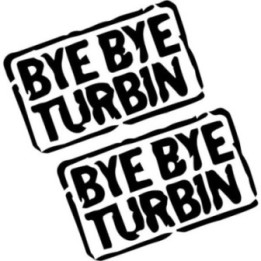 Bye Bye Turbin Stickers – Rock Band Decals (2-Pack)