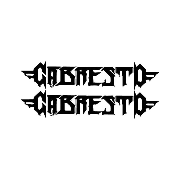 Cabresto Stickers – Heavy Metal Band Decals (2-Pack)