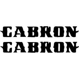 Cabron Stickers – Rock Band Logo Decals (2-Pack)