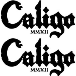 Caligo MMXII Stickers – Black Metal Band Decals (2-Pack)