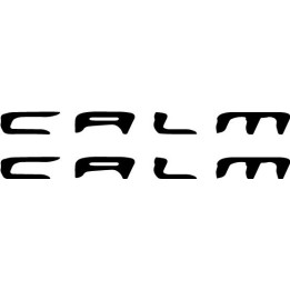 Calm Band Stickers – Post-Rock Emo Decals (2-Pack)