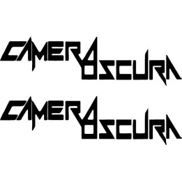 Camera Obscura Stickers – Indie Pop Music Decals (2-Pack)