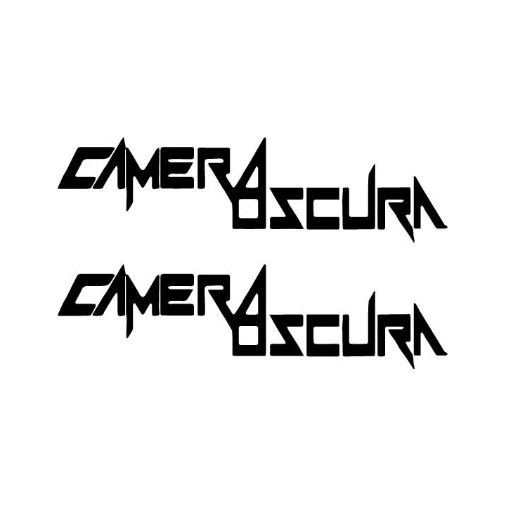 Camera Obscura Stickers – Indie Pop Music Decals (2-Pack)
