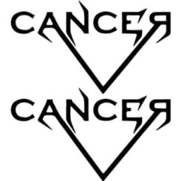 Cancer Band Stickers – Serbian Death Metal Decals (2-Pack)