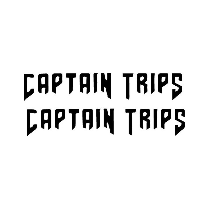 Captain Trips Stickers – Grateful Dead Decals (2-Pack)