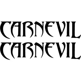 Carnevil Band Stickers – Heavy Metal Decals (2-Pack)