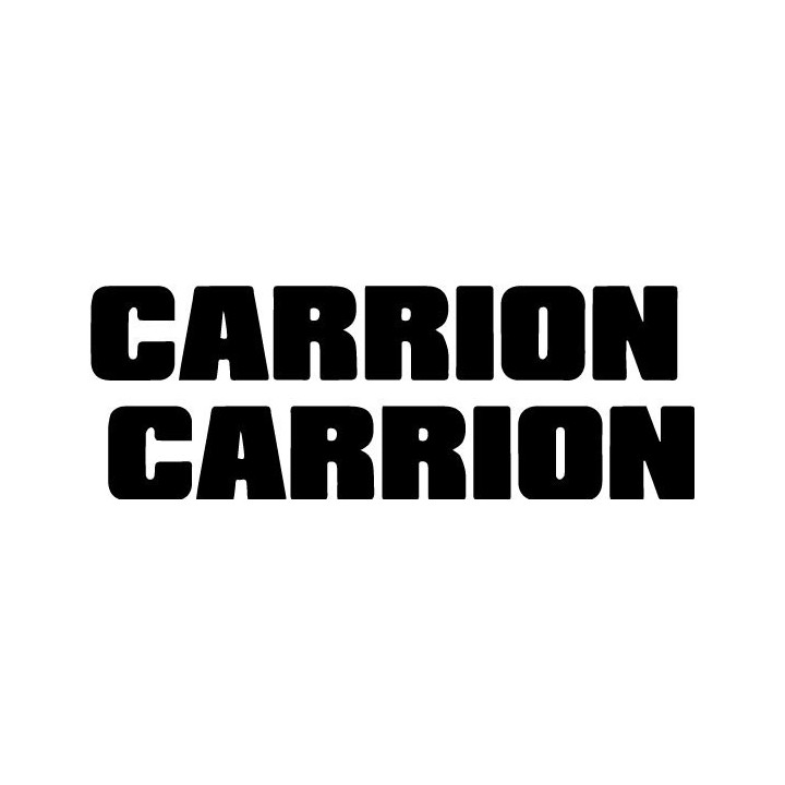 Carrion Stickers – Death Metal Band Decals (2-Pack)