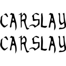 Carslay Stickers – Rock Band Logo Decals (2-Pack)