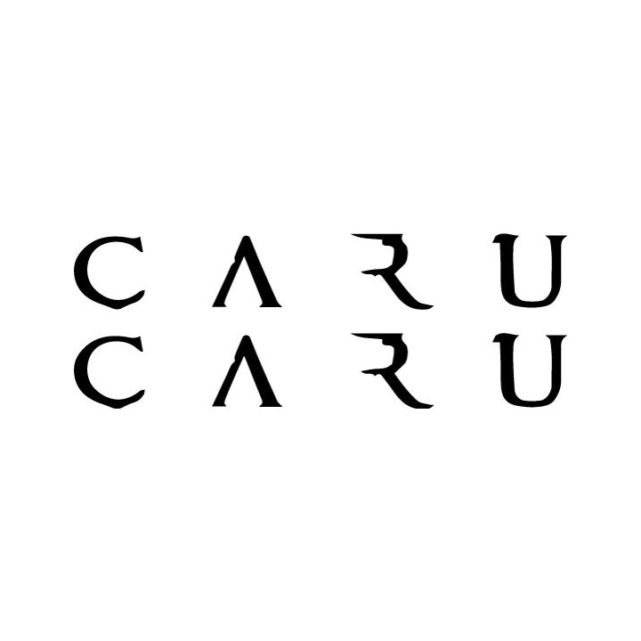 Caru Band Stickers – Metal Music Logo Decals (2-Pack)