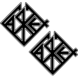 Casket GER Stickers – Death Metal Band Decals (2-Pack)
