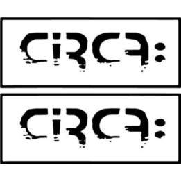 Circa Survive Stickers – On Letting Go Decals (2-Pack)