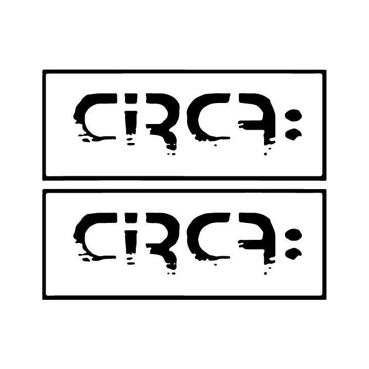 Circa Survive Stickers – On Letting Go Decals (2-Pack)