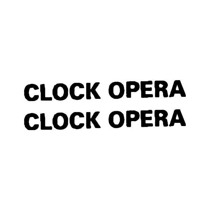 Clock Opera Stickers – Indie Electronic Decals (2-Pack)