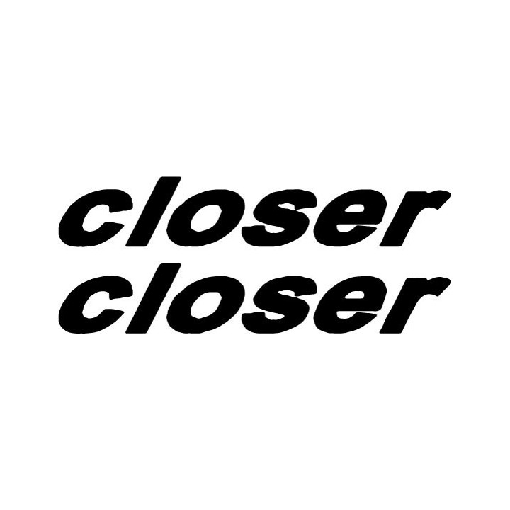 Closer GRC Band Stickers – Greek Rock Decals (2-Pack)