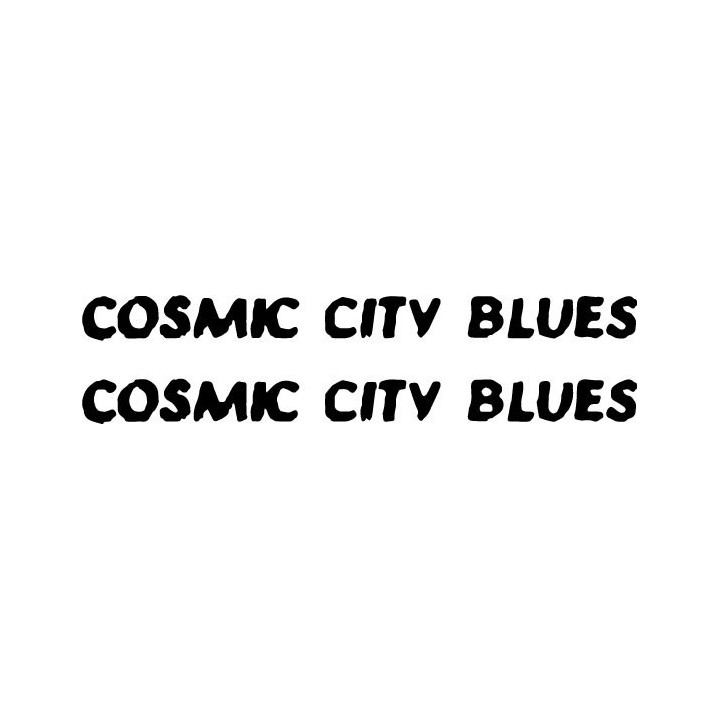 Cosmic City Blues Stickers – Stoner Rock Decals (2-Pack)