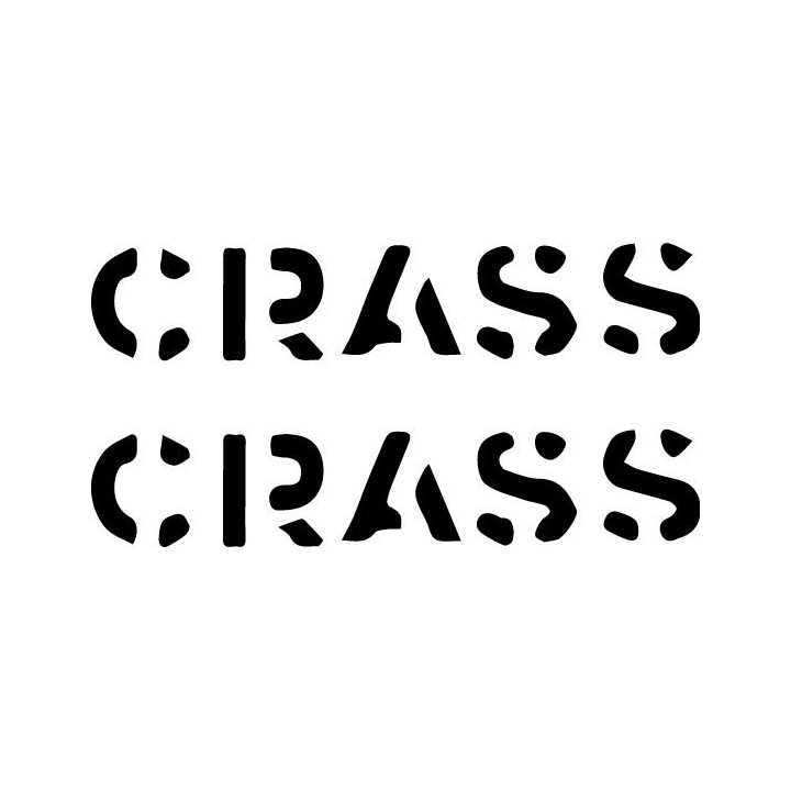 Crass Stickers – Anarcho-Punk Logo Decals (2-Pack)