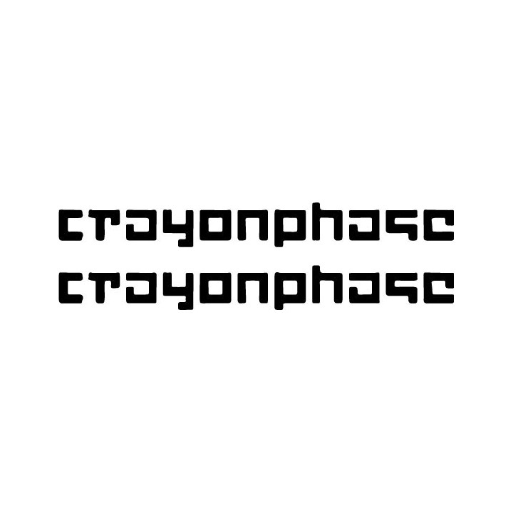 Crayon Phase Stickers – Band Logo Music Decals (2-Pack)
