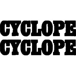 Cyclope Stickers – French Rock Band Decals (2-Pack)