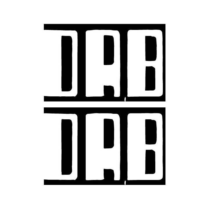 DAB Stickers – Chillout Music Group Decals (2-Pack)
