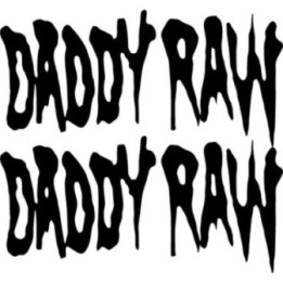 Daddy Raw Stickers – Punk Rock Band Decals (2-Pack)
