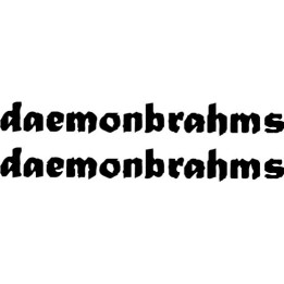 Daemonbrahms Stickers – Dark Metal Band Decals (2-Pack)