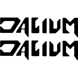 Dalium Stickers – Rock Band Logo Decals (2-Pack)