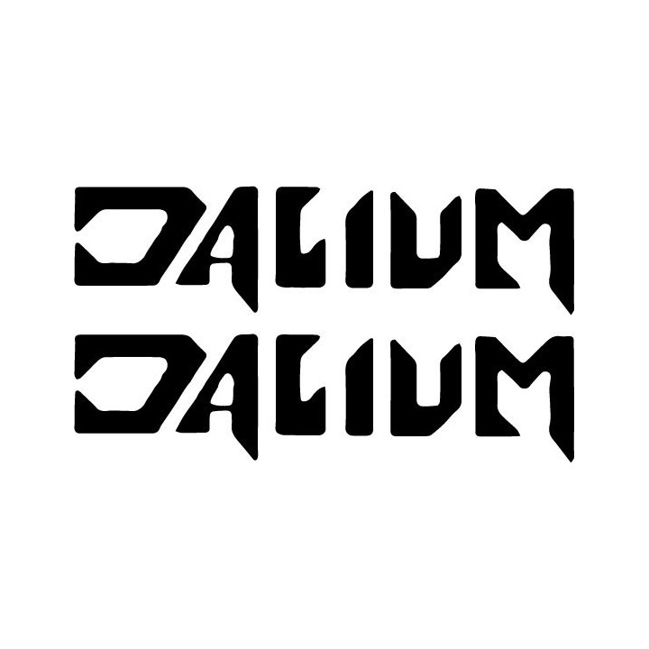 Dalium Stickers – Rock Band Logo Decals (2-Pack)